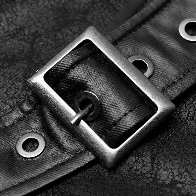 Black Men's Punk One-Arm Shoulder Armor