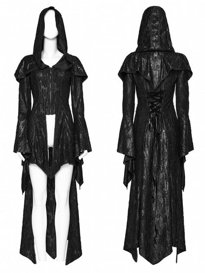 ブラックゴスデカダントニットジャケット