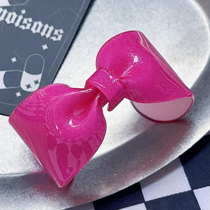 Y2K Bowknot Red Red/White/Green/Rose Cuff