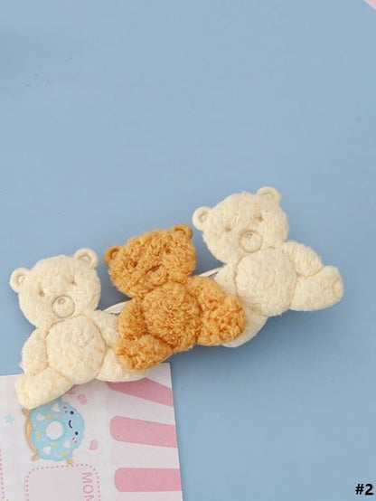 Hairclip 4 Bowknot Cute Bear Lolita Decoration Options