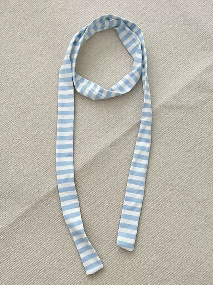 Colors Striped Scarf Thin 4 -