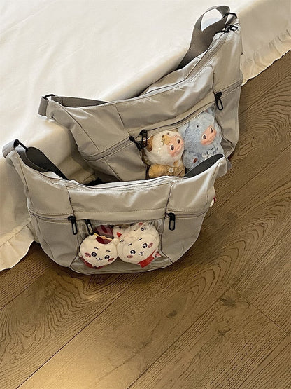 Ita Bag Side Crossbody with Gray Pockets