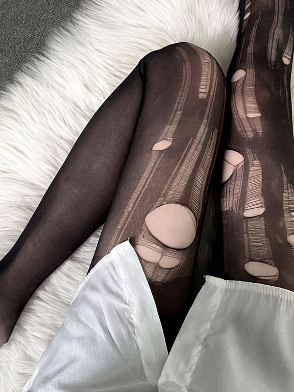 DIY 2 Colors Disposable - Pantyhose Ripped Tear-Away