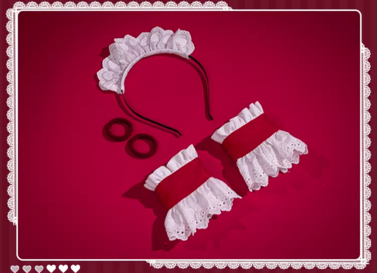 NEEDY GIRL OVERDOSE Sweets Paradise Dienstmädchenkleid Lolita-Stil Cosplay Kostüm