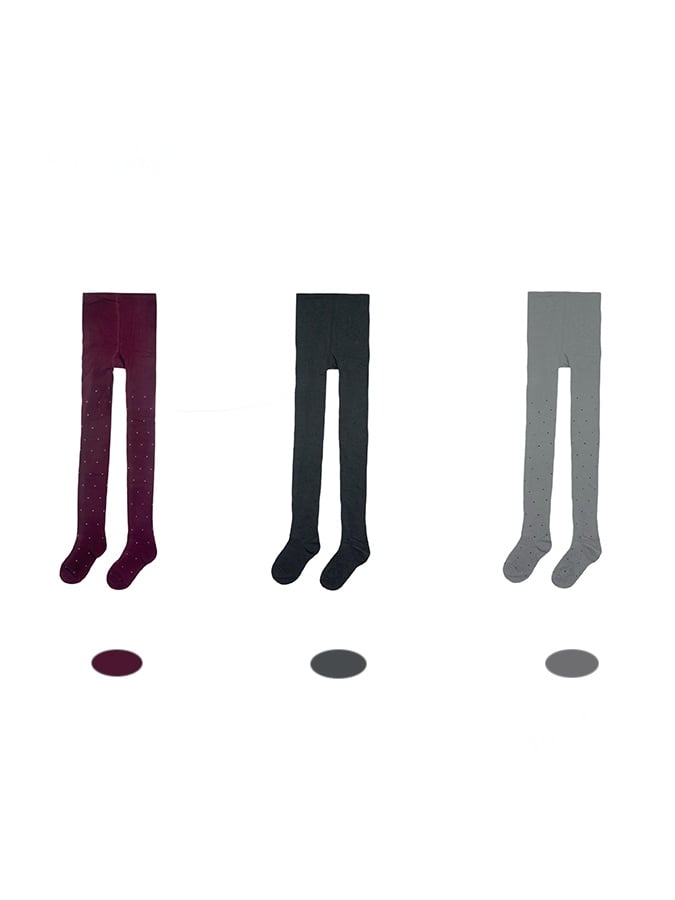 Warm Polka-dot Pattern 3 Tights Colors