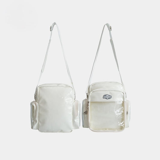 Crossbody Display Window Ita Bag White with