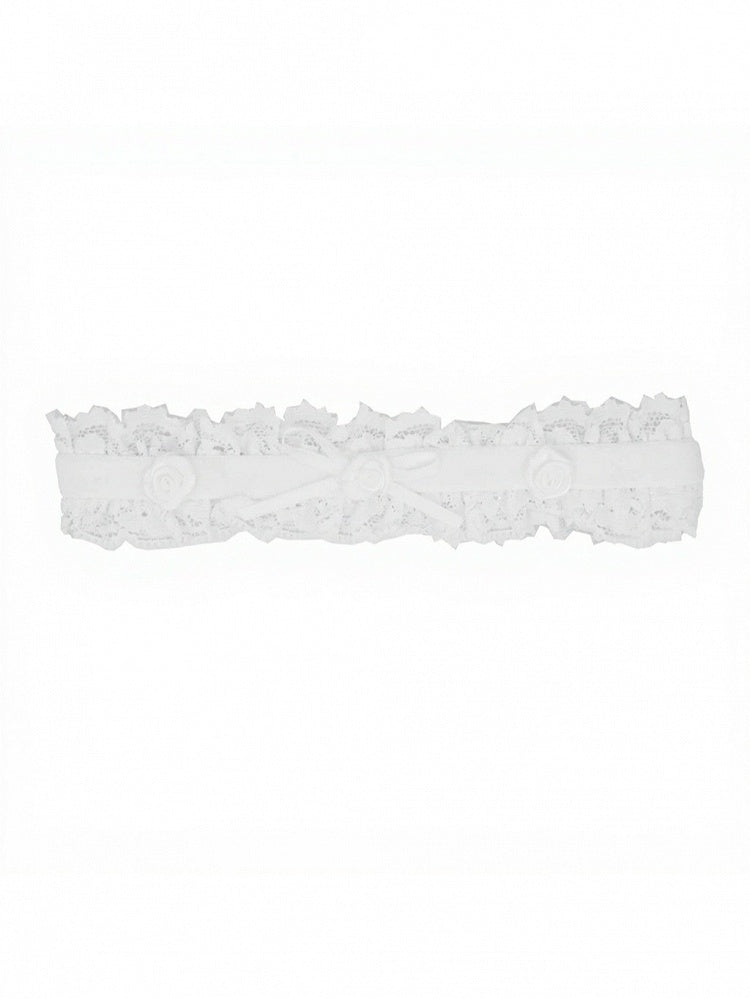 Lace Trim Bow Leg Garter - ModaSwings