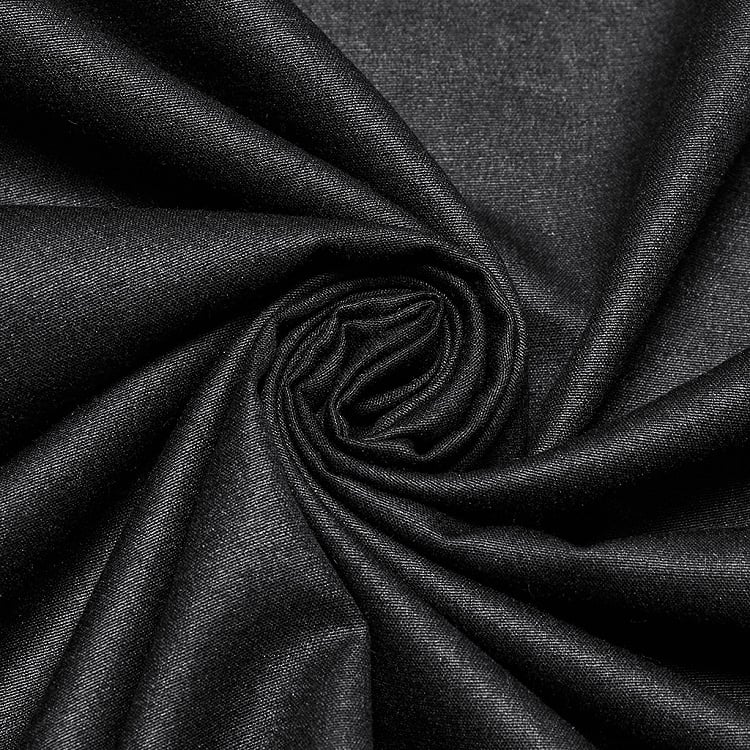 Shirt 3D Men's Black Goth Pleated