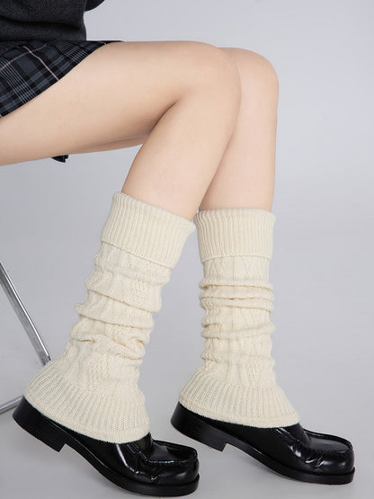 Leg Colors 4 Knitted Diamond Warmers Stitch