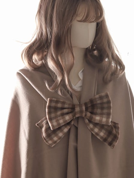 Bowknot Detachable Options Plaid Color 4 Scarf with Lolita