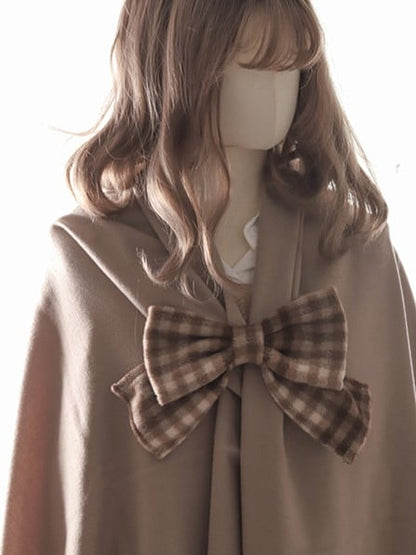 Bowknot Detachable Options Plaid Color 4 Scarf with Lolita