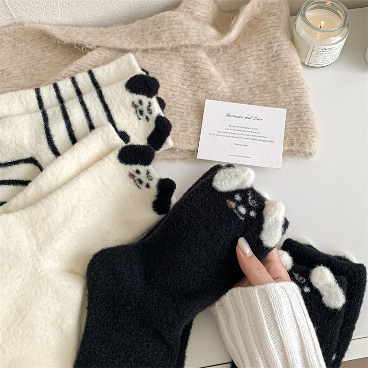 Cute Puppy Calf Socks