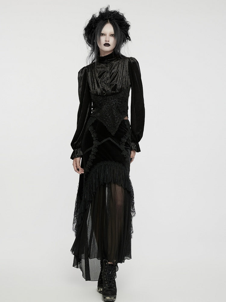 Shirt Goth Retro Black