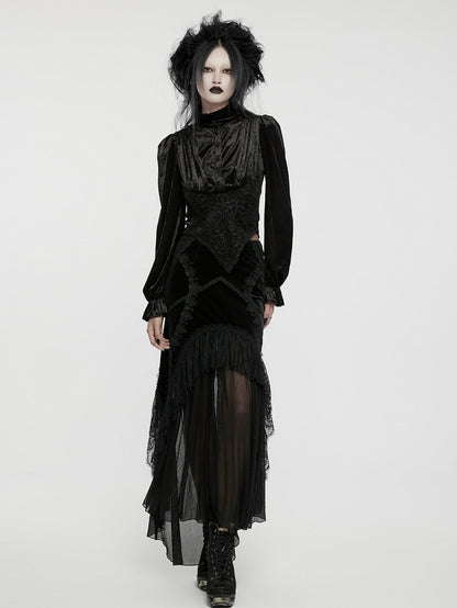 Shirt Goth Retro Black