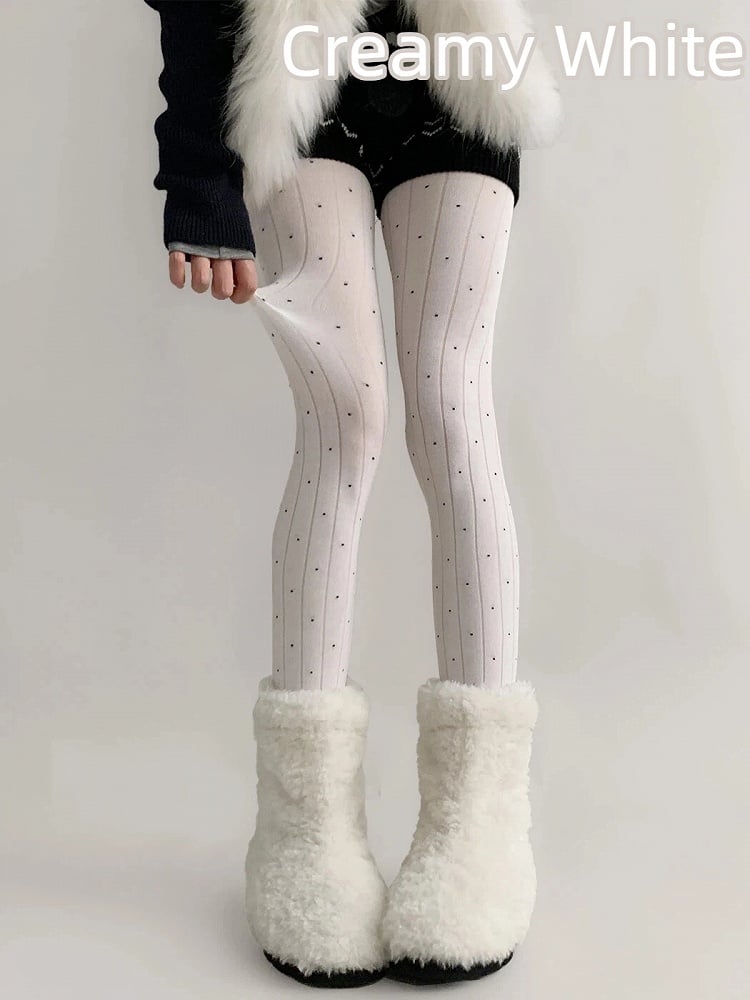Tights Ribbed Colors) Sparkle Knit (5