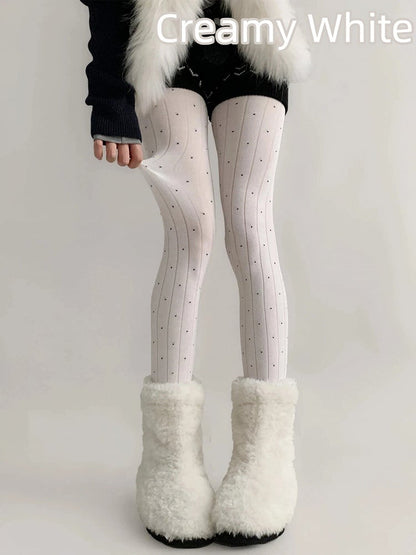 Tights Ribbed Colors) Sparkle Knit (5