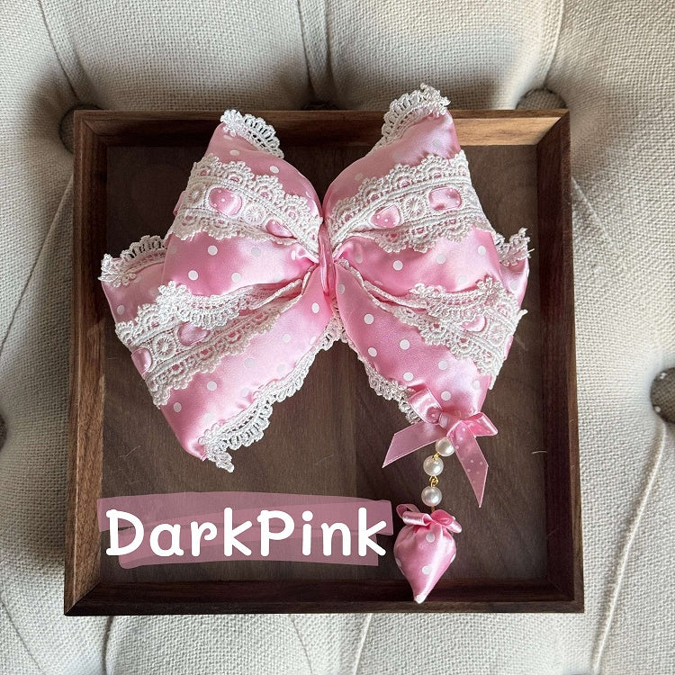 Lolita Sweet Dot 10-Color Polka Hairclip