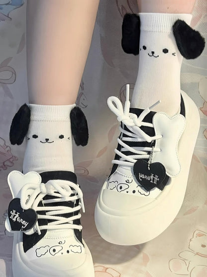 Accents with Socks Ear Themed Calf Plush Kawaii Daily Puppy