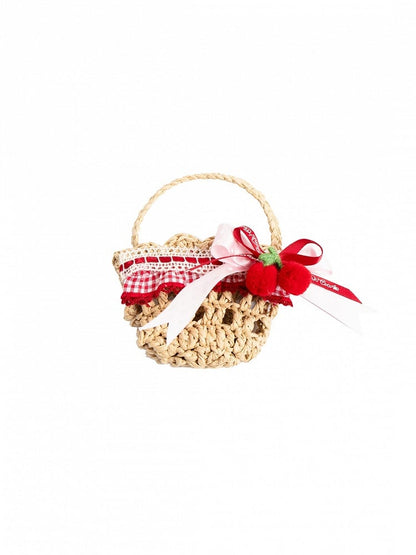 Weaving Flower Basket Brooch - DrunkCoco