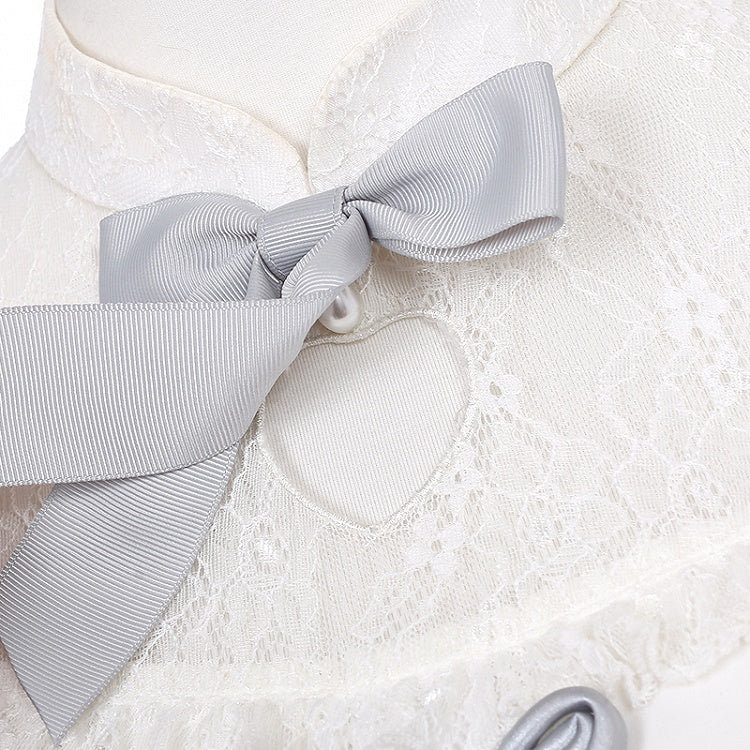 Illusion Details Weiß Grau Bowknot Jirai Kei Ausschnitt Bluse