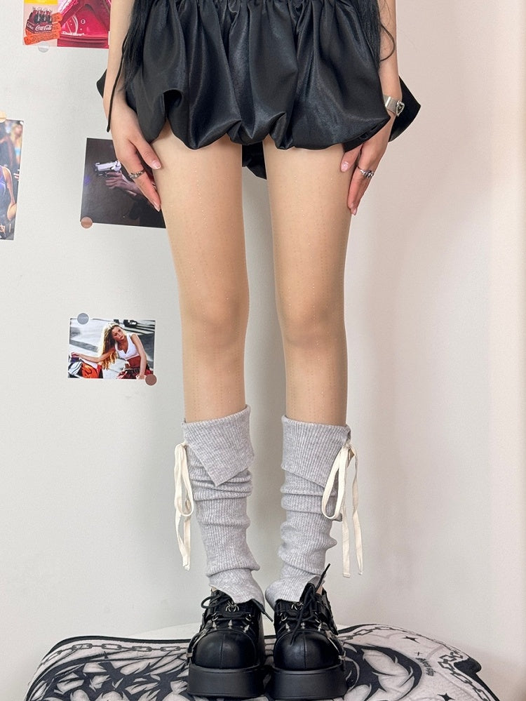 Nude Striped Rhinestone Pattern Semi-sheer Tights