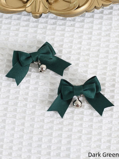 Hairclips Charm with Colors of Bowknot Bell A Pair Cute 14