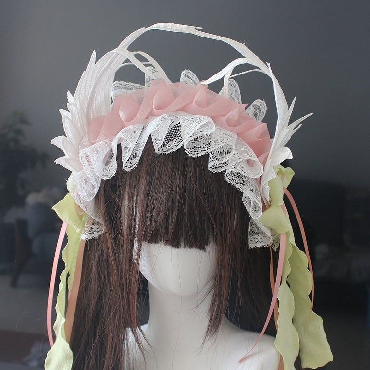 Bowknot Ruffled 5 Wing Options Details Haircband Design Color