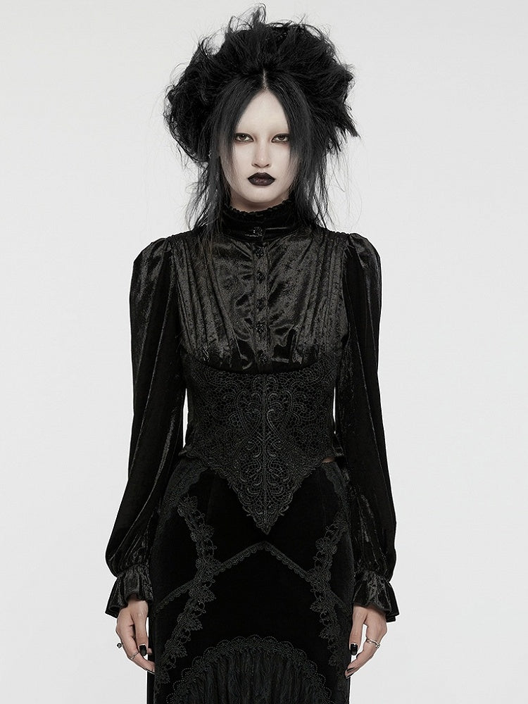 Shirt Goth Retro Black