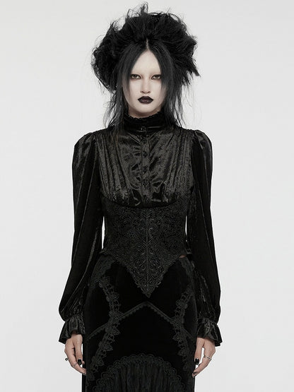 Shirt Goth Retro Black