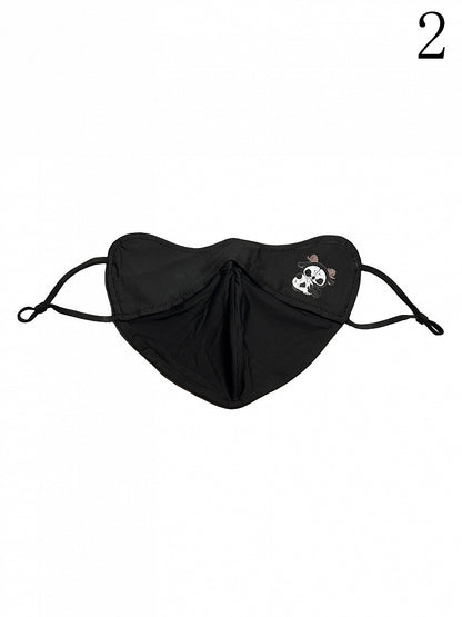 Reaper Gothic Protection Grim Black Sun White Print and With Mask