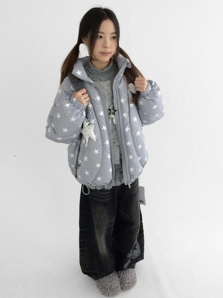 Veste Grise à Capuche Quotidienne - Kawaii avec Capuche Amovible