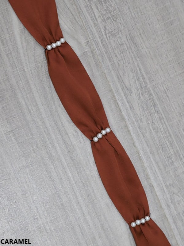 18 Color Options Lolita Belt Pearl Satin