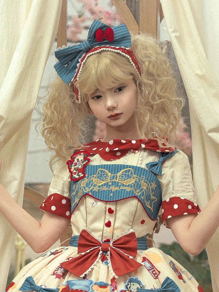 Detachable Plush Puppy Ears Bowknot Hairband