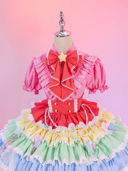 Yellow Star Red Bowtie - Magical Girl - DevilInspired Exclusive Collection