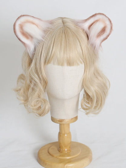 Gray Brown Pair Plush Cute / Beige A Black of Lolita Hamster