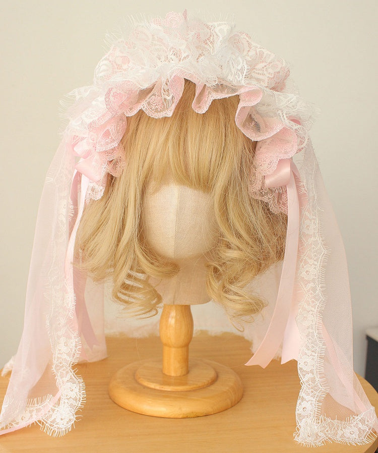 8-Color Head Veil Lace Elegant