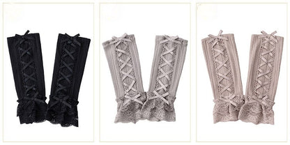 Jirai Kei Dusty Pink Blouse with Bowknot and Bead Decor, Illusion Neckline, Free Armwear - Fluffy Heart