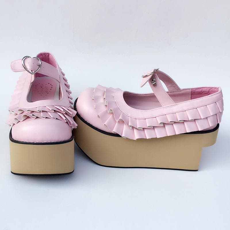 Edges Custom SP168050 Horse Wooden Falbala Shoes Made