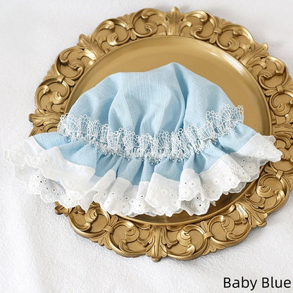 Hat White Colors Cute Baby Lace-Trimmed 12 Lolita With