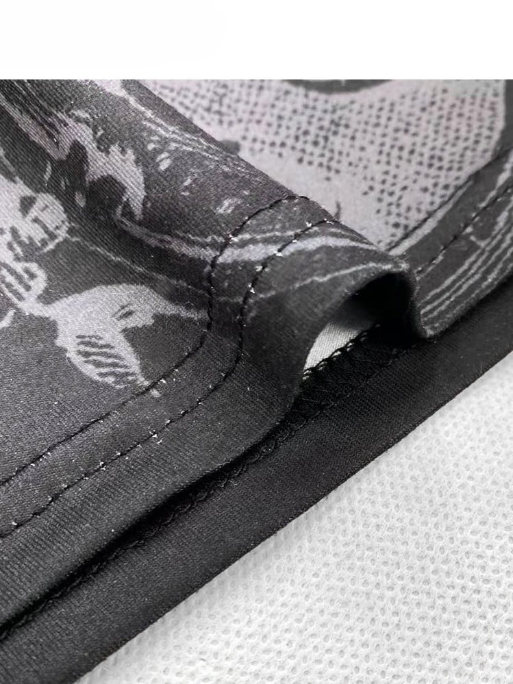 Schmetterling Tube Top Print Shaggy Schwarz Trim Bittersweet Glamorous