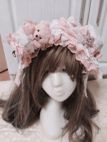 Hairclip Ice Bear Cream Sweet Lolita Pink/Blue