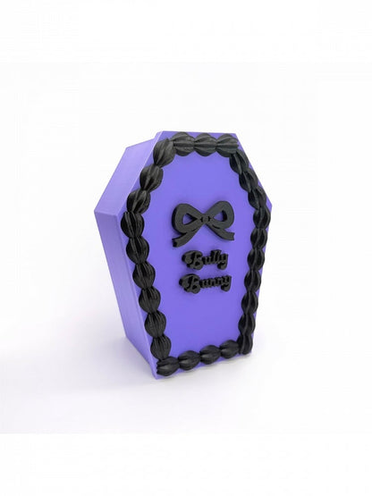 Kawaii 3D Printed Box with Bowknot Accent - Bully Bunny
