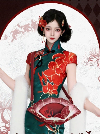 Sac Ita Papillon Rouge Brodé par un Fan - thejunco