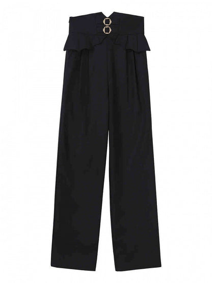 王子様風ロリータフルセット 長袖シャツ + ブレザーカラーコート + ハイウエストパンツ