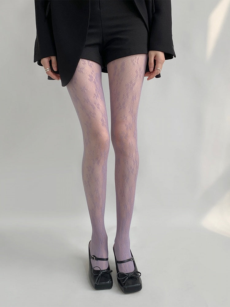 Pattern Colors Tights Lace Floral 4