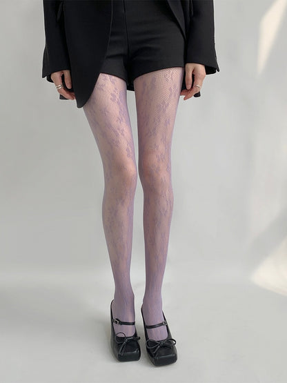 Pattern Colors Tights Lace Floral 4