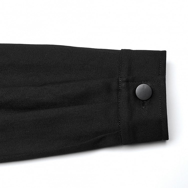 Men's Cyberpunk Black Shirt