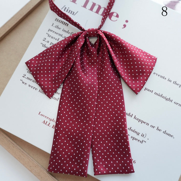 Options Pattern Bow Polka-dot 12 Tie