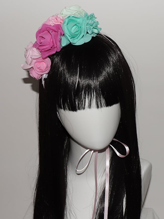 Colorful Hairband Floral Design