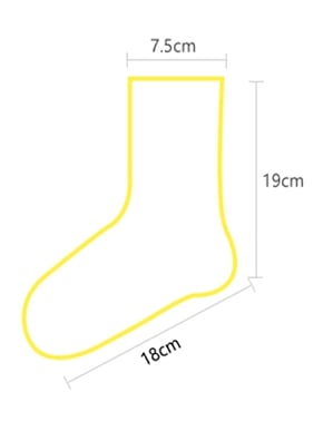 Gemusterte Kalbssocken mit Polka-Dots in Schwarz/Weiß mit Schleife